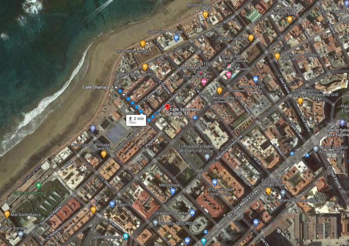 Beach Acogedor Estudio, Las Canteras Las Palmas de Gran Canaria Exterior photo